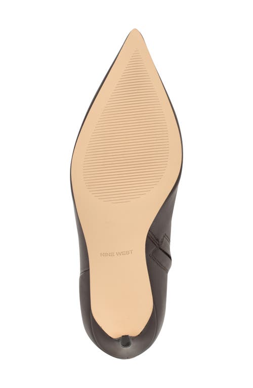 Nine West Cook Pointed Toe Knee High Boot In Brown