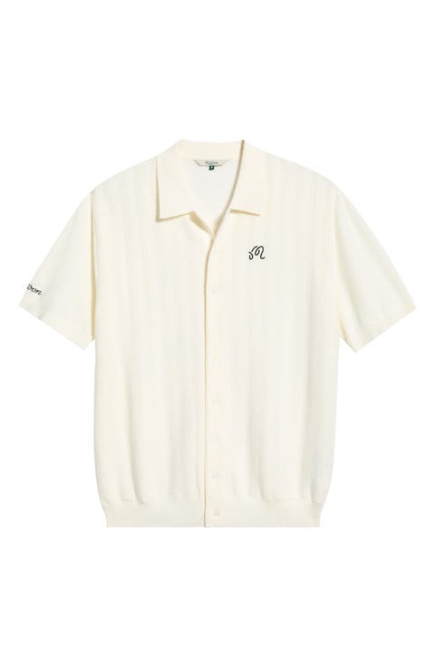 Crosscut Knit Polo