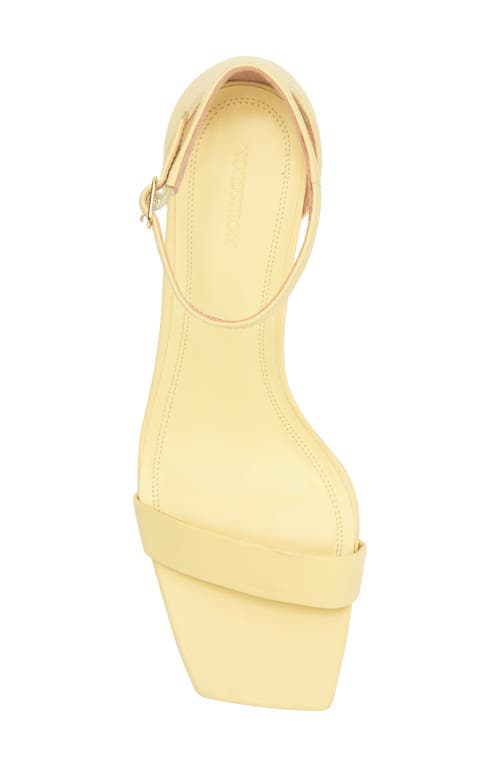 Nordstrom Naiomi Ankle Strap Sandal In Yellow Pastel