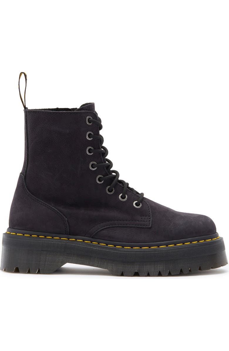 Dr. Martens Jadon Platform Boot, Alternate, color, Charcoal Grey Suede