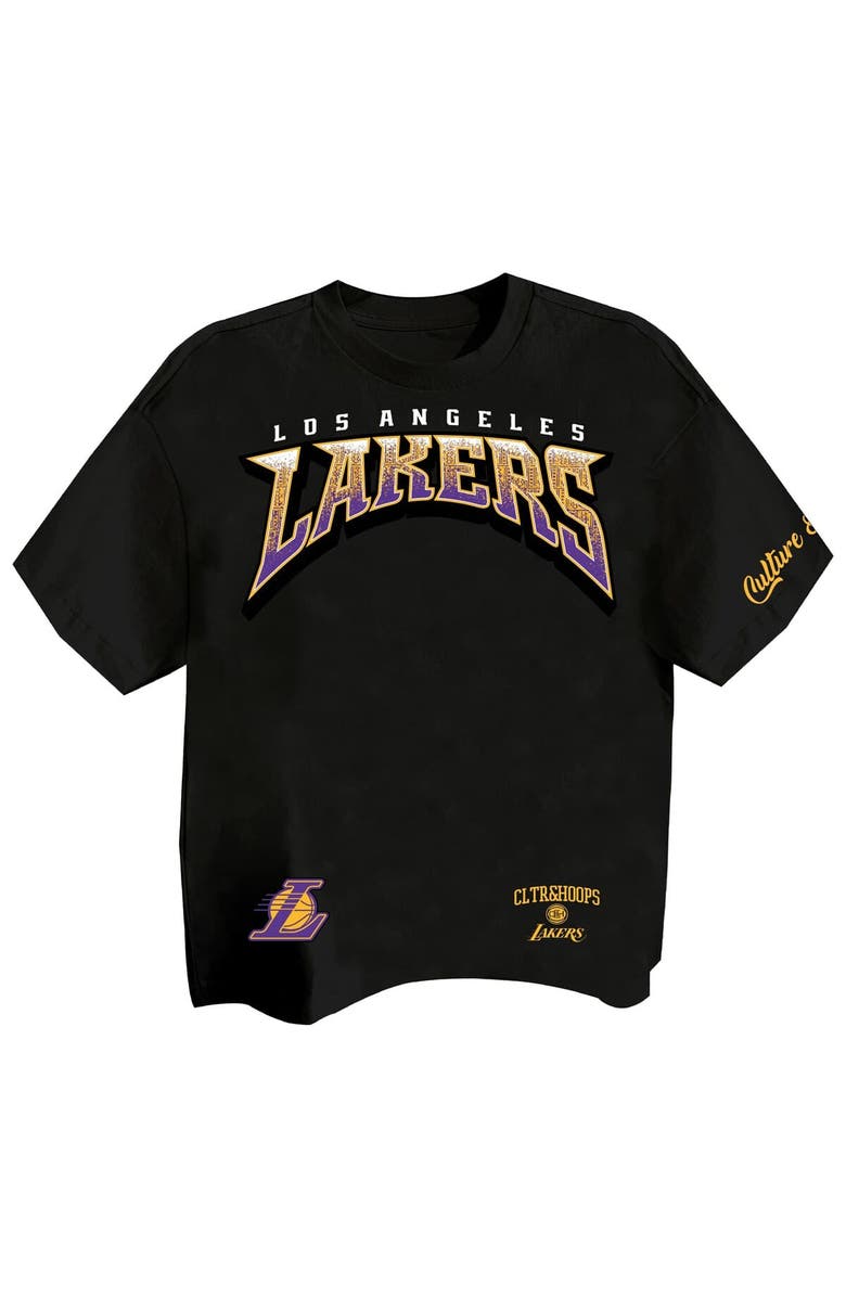 Two Hype Men's Two Hype Black Los Angeles Lakers Drip & Dime Collection Premium T-Shirt, Alternate, color, Black