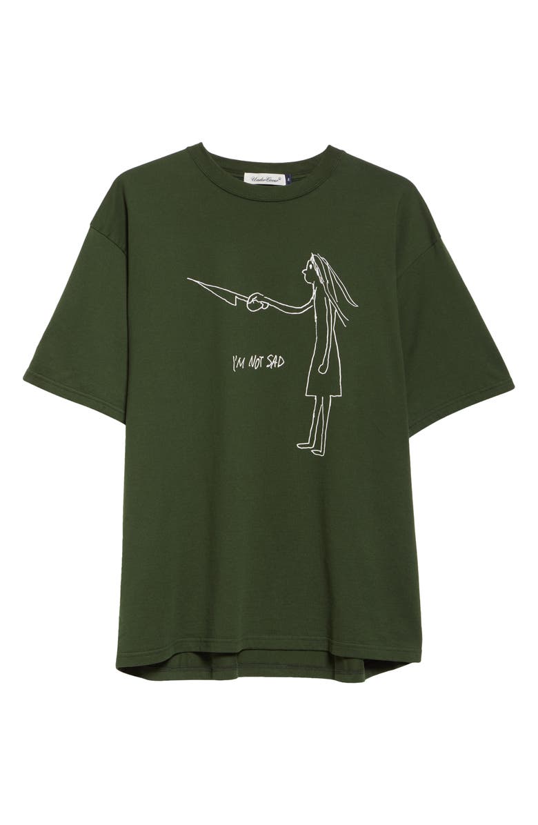 Undercover I'm Not Sad Graphic T-Shirt, Alternate, color, 