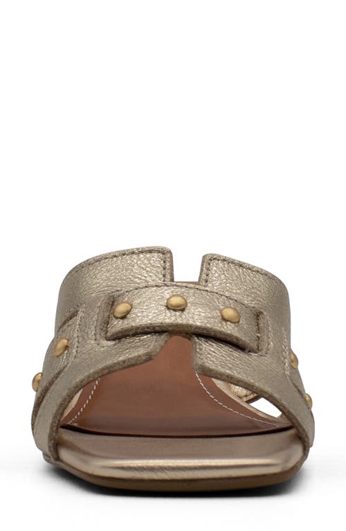 Bottero Studded Leather Slide Sandal