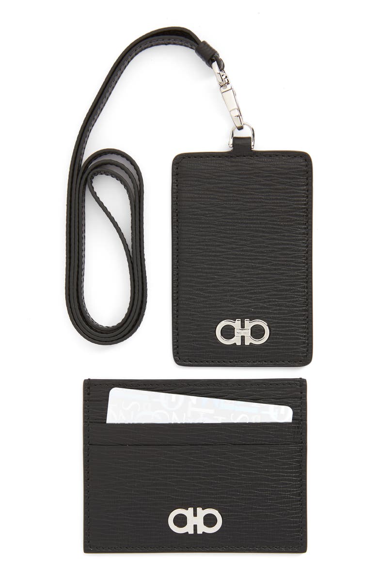 FERRAGAMO Salvatore Ferragamo Leather Gift Set, Main, color, 