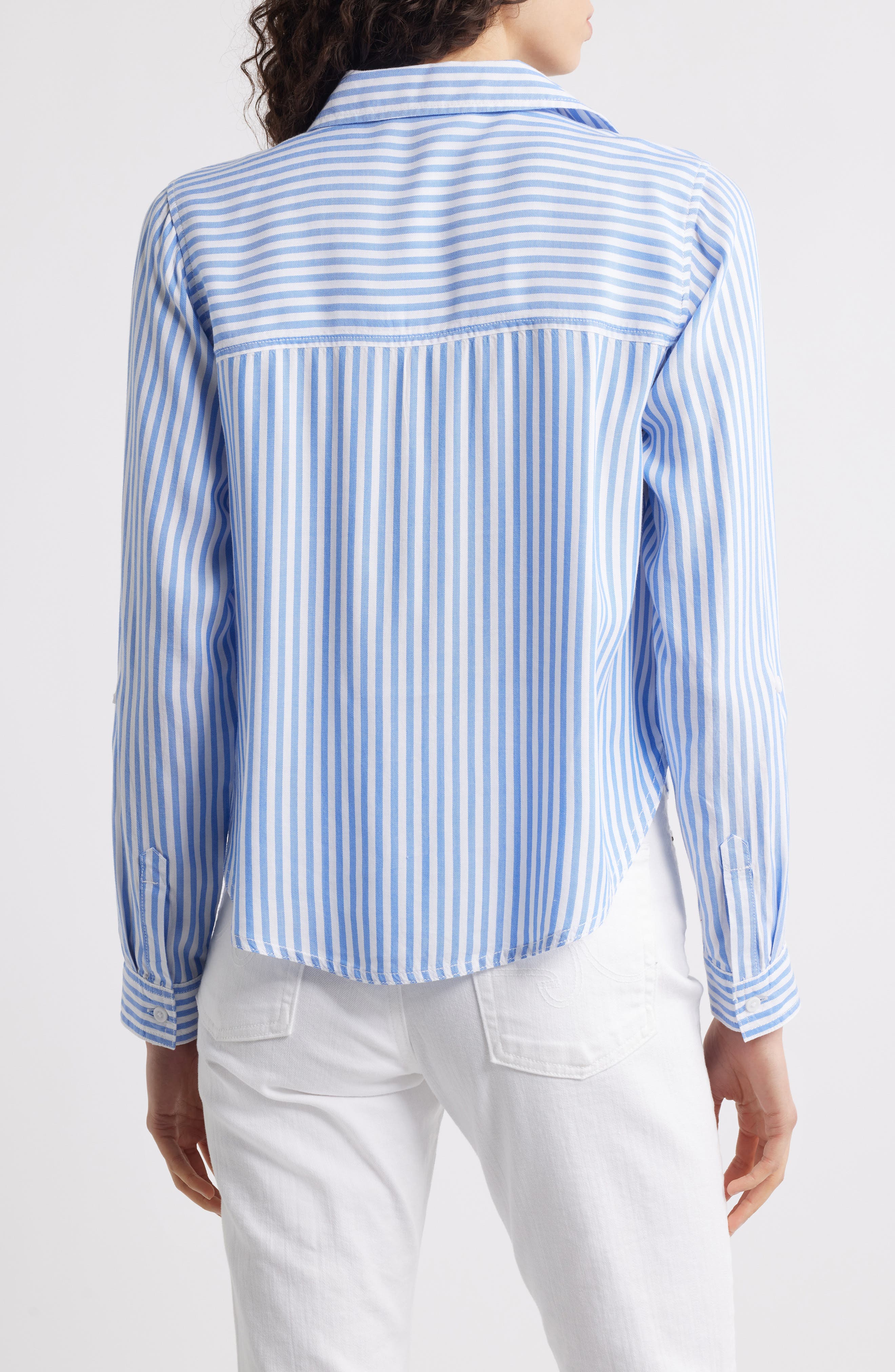 Fallon High-Low Button-Up Shirt - image 2