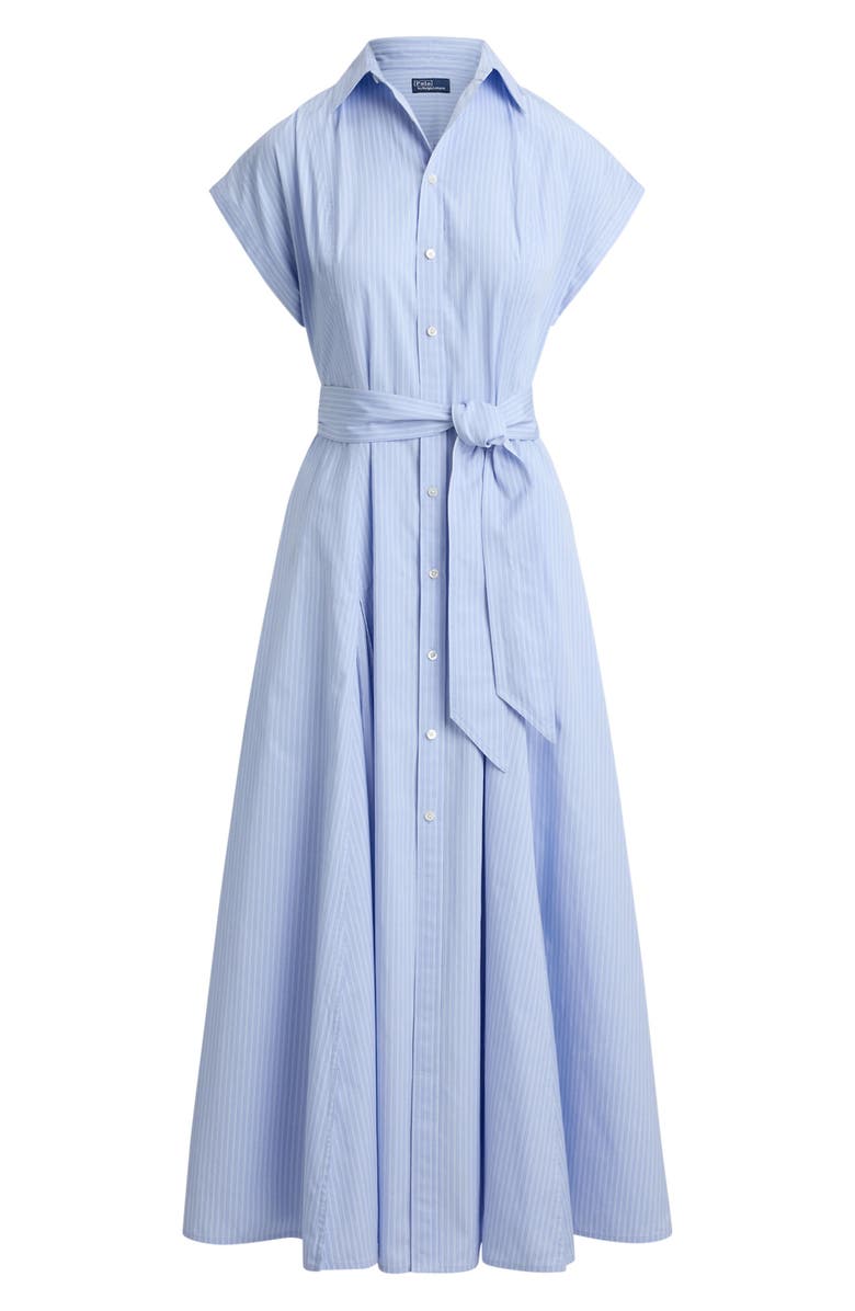 Polo Ralph Lauren Stripe Shirtdress, Alternate, color, Blue Multi Stripe