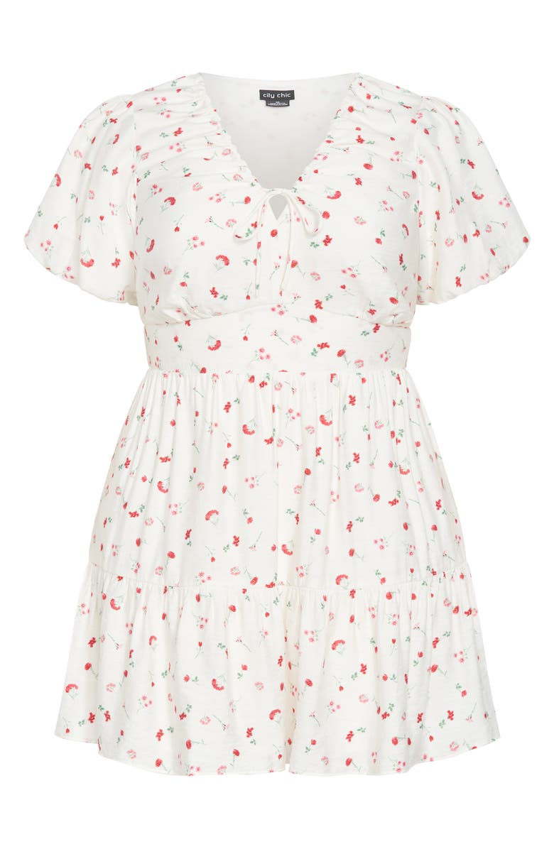 City Chic Daphne Floral Dress, Alternate, color, 