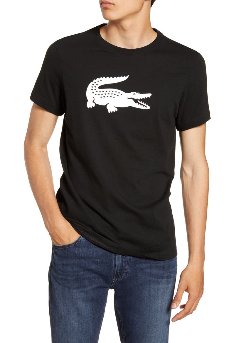 Technical Logo T-Shirt, Main, color, BLACK/ WHITE