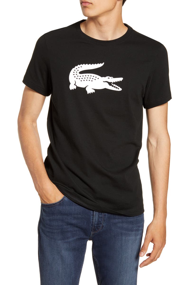 Lacoste Technical Logo T-Shirt, Main, color, 