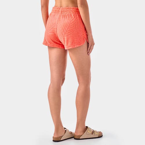 Tavi Palm Terry Short In Orange