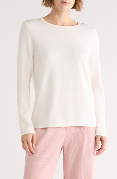 Sand Washed Long Sleeve Scuba T-Shirt