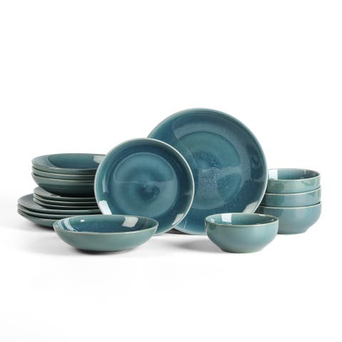 Riley 16-Piece Dinnerware Set Stoneware, Service for 4