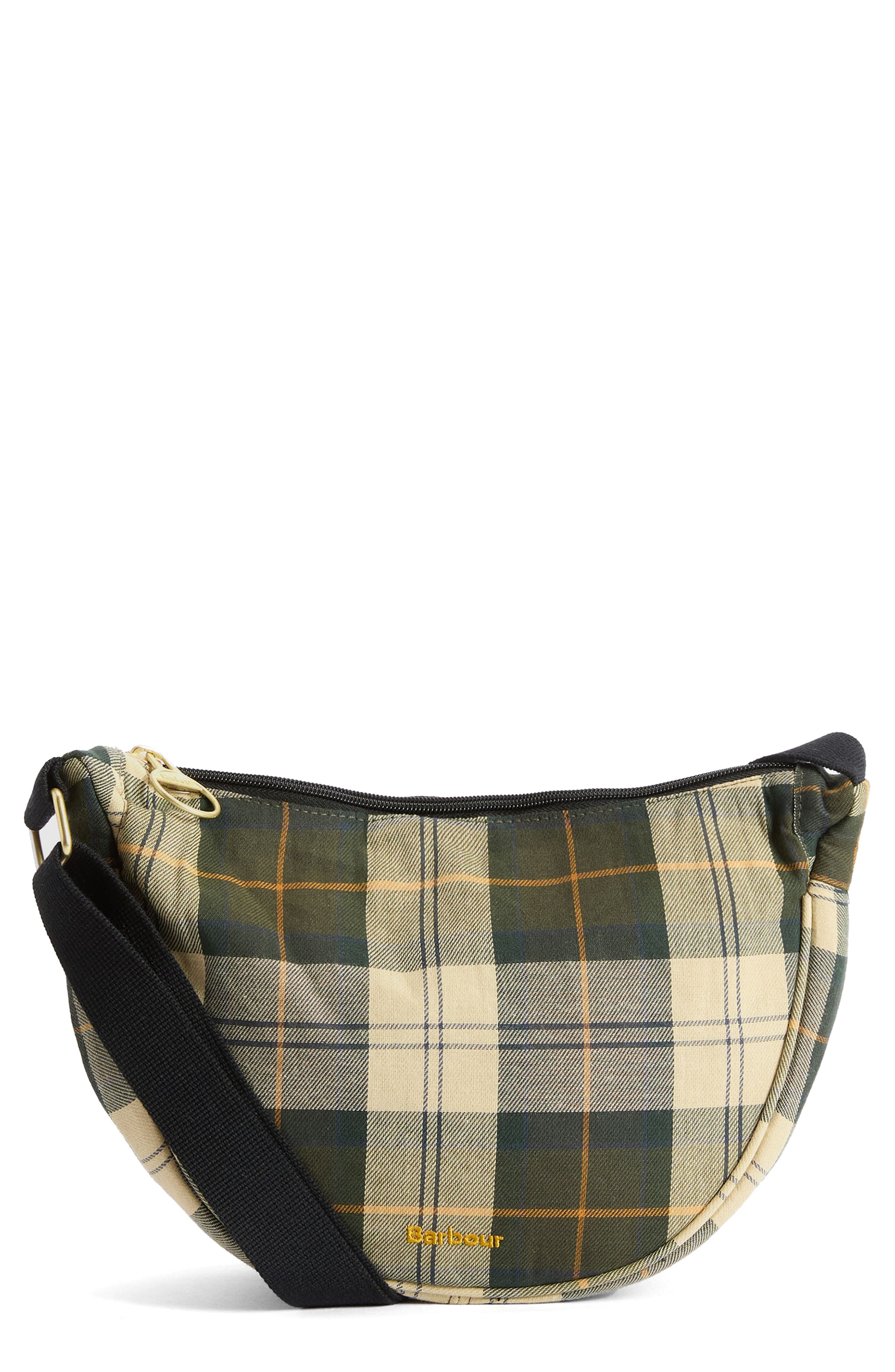 Barbour Mia Tartan Sling Bag, Main, color, Ancient Tartan