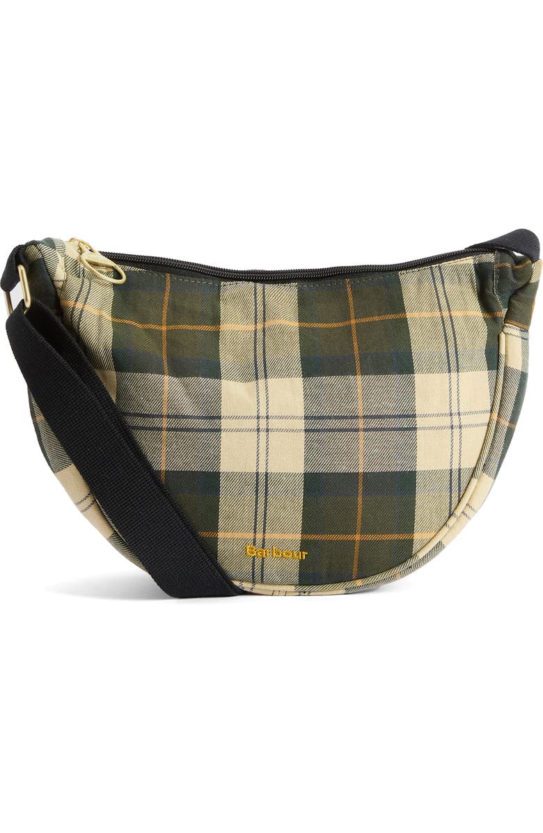 Barbour Mia Tartan Sling Bag, Main, color, Ancient Tartan