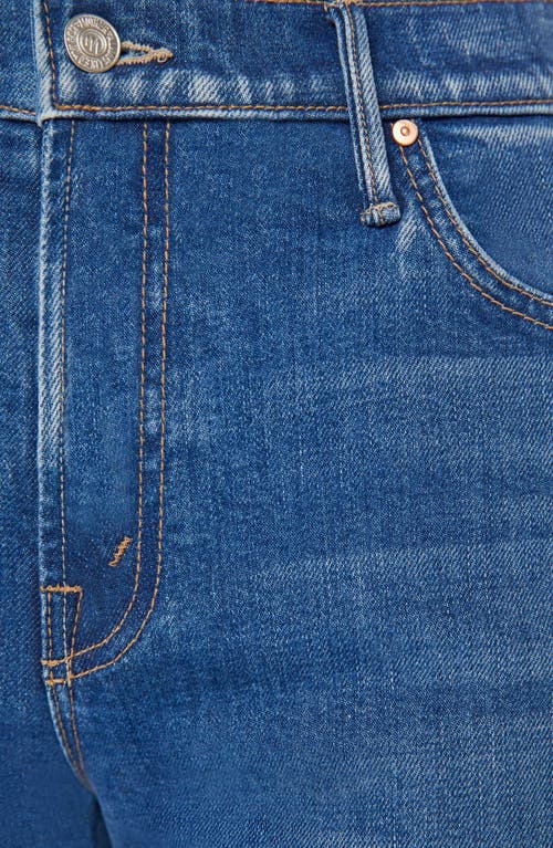 Mother The Roller Fray Frayed Mid-rise Wide-leg Jeans In Punch Buggy