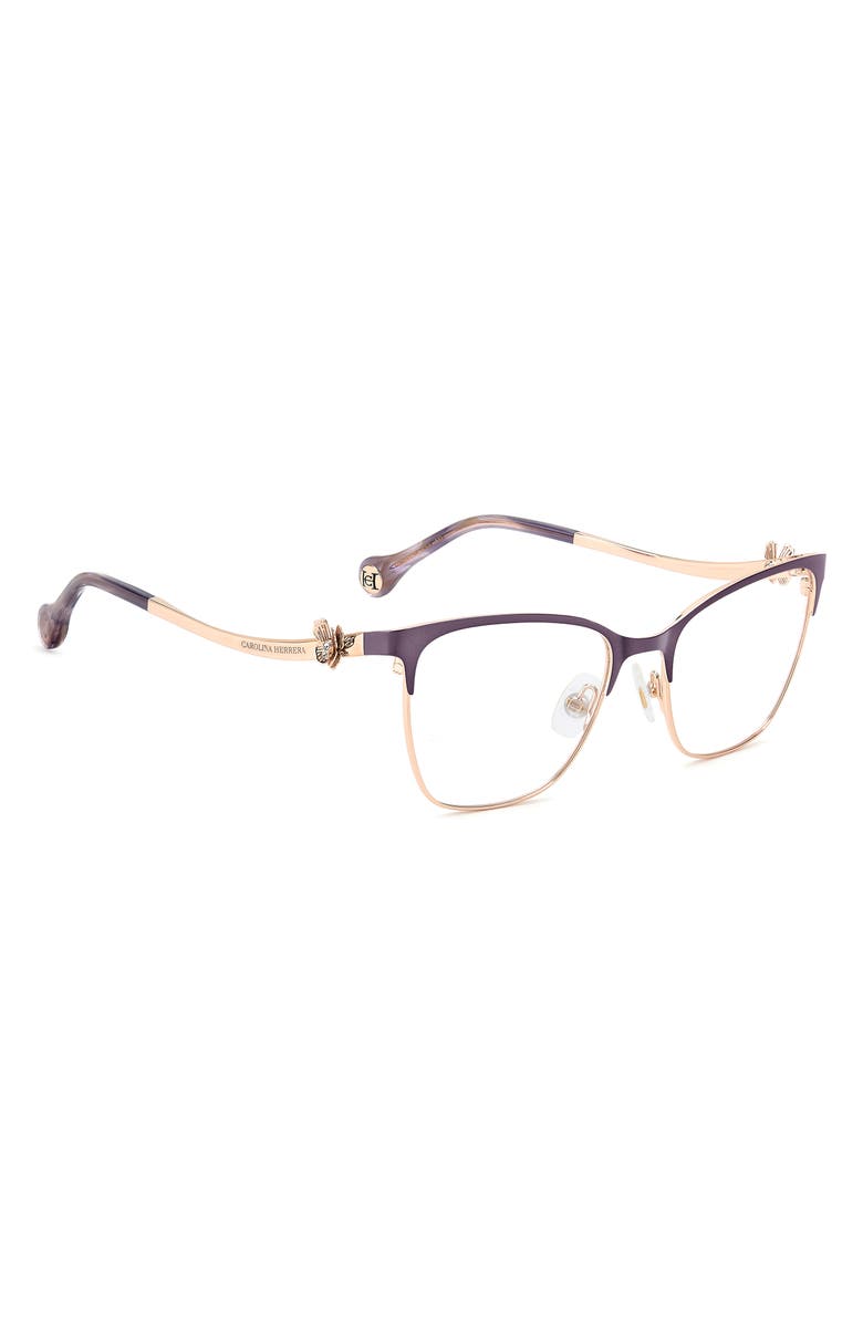 Carolina Herrera 54mm Cat Eye Reading Glasses, Alternate, color, 