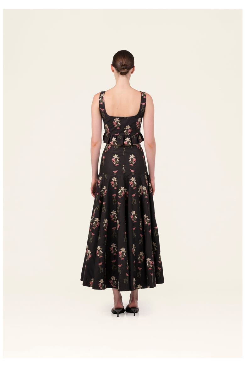 Nacar Noche Maxi Skirt, Alternate, color, Black