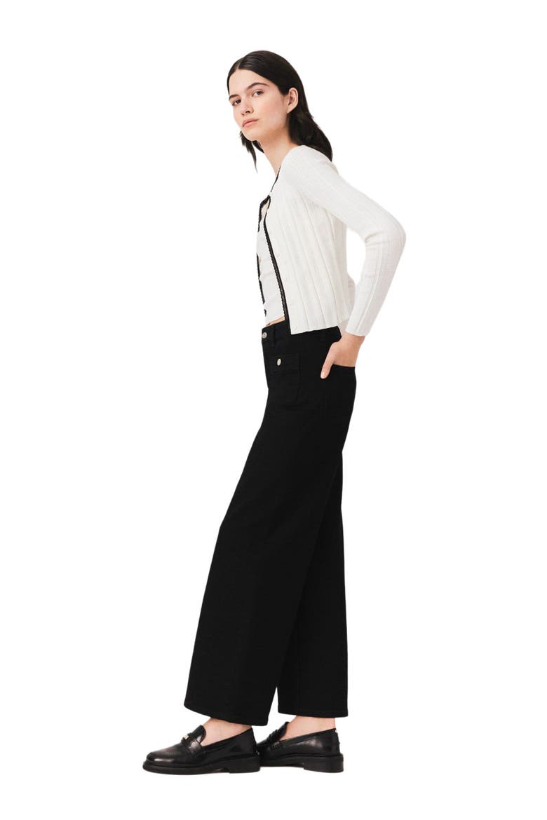 Pointelle knit twinset, Alternate, color, White