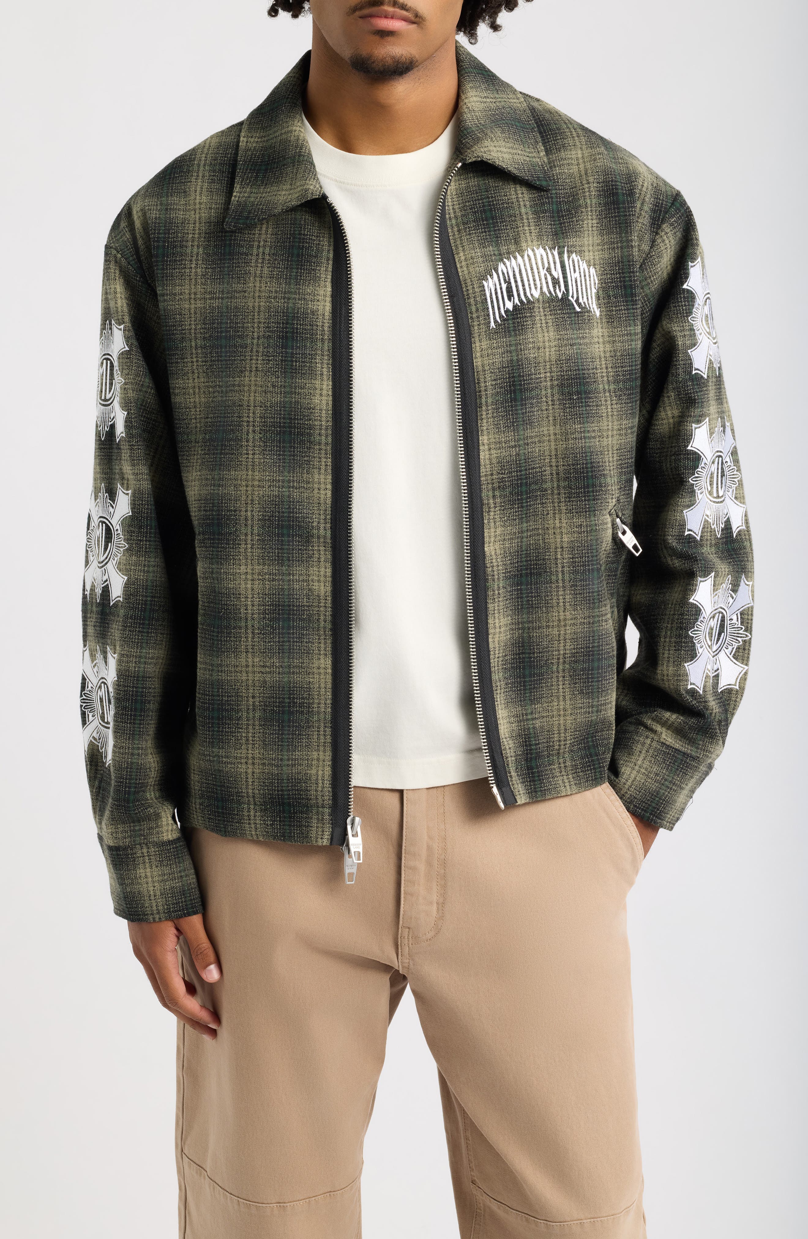 GREEN PLAID