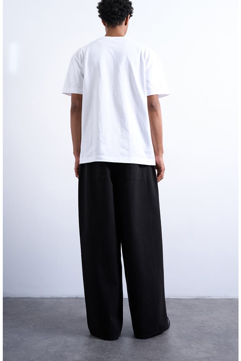 Herringbone Pants, Alternate, color, BLACK