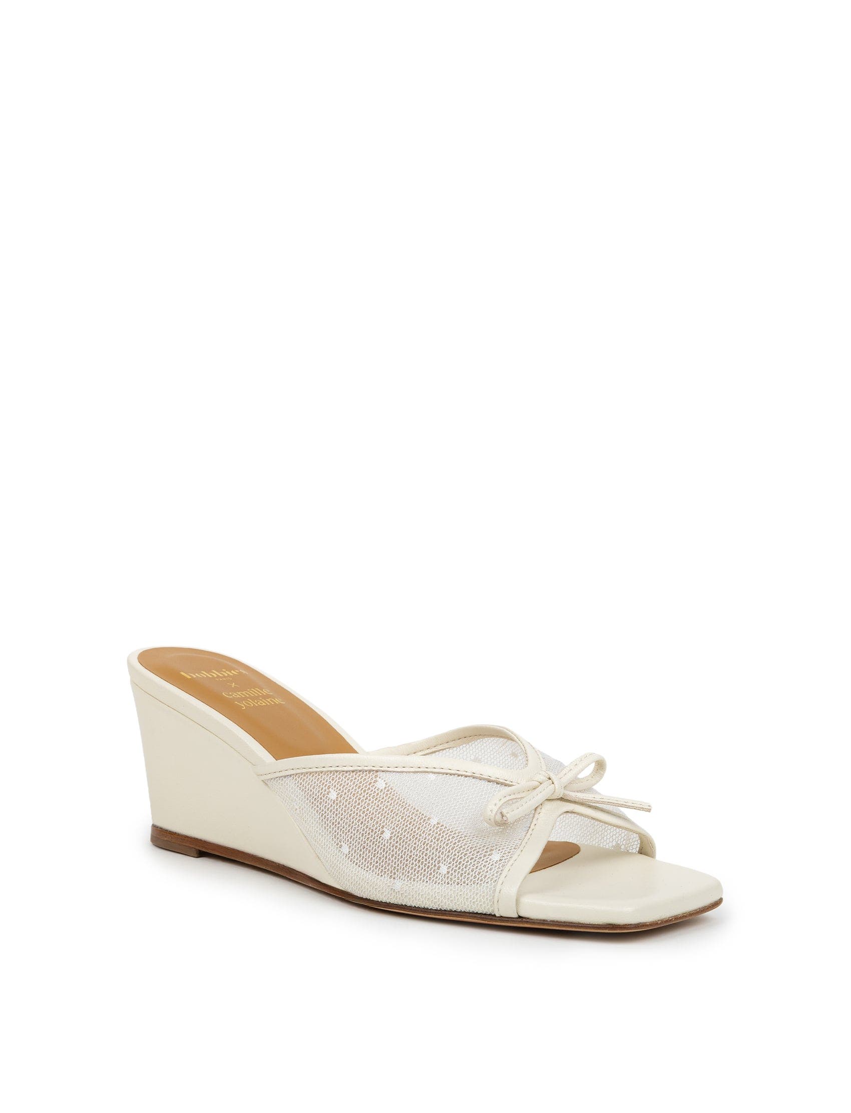 Lepic Heeled Sandals, Alternate, color, Milk