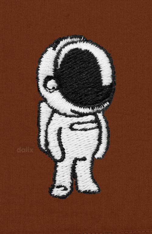 Dalix Mens Astronaut Midweight Beach Short In Brown