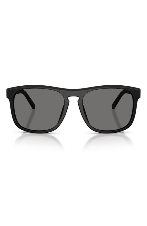 57mm Polarized Square Sunglasses