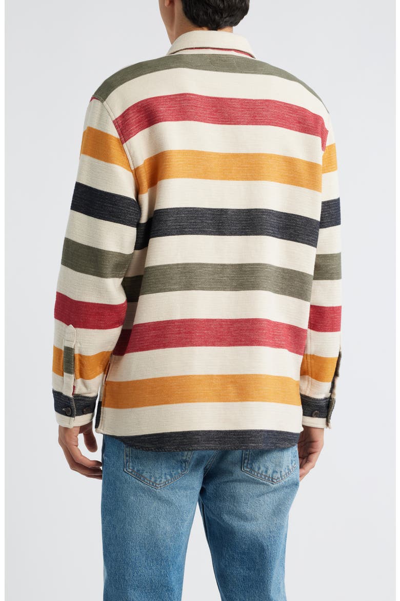 Driftwood Stripe Chamois Button-Up Shirt, Alternate, color, GLACIER STRIPE