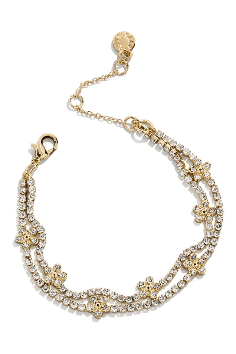Match with Mama Flower Bracelet, Alternate, color, CLEAR