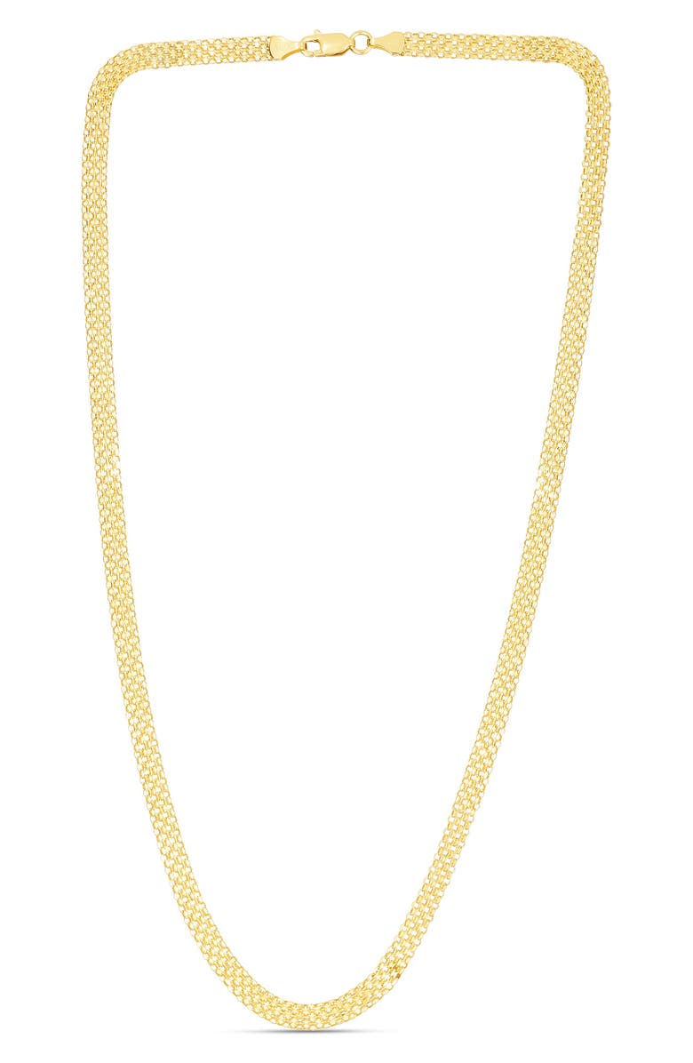 Queen Jewels Bismark Chain Necklace, Main, color, Gold