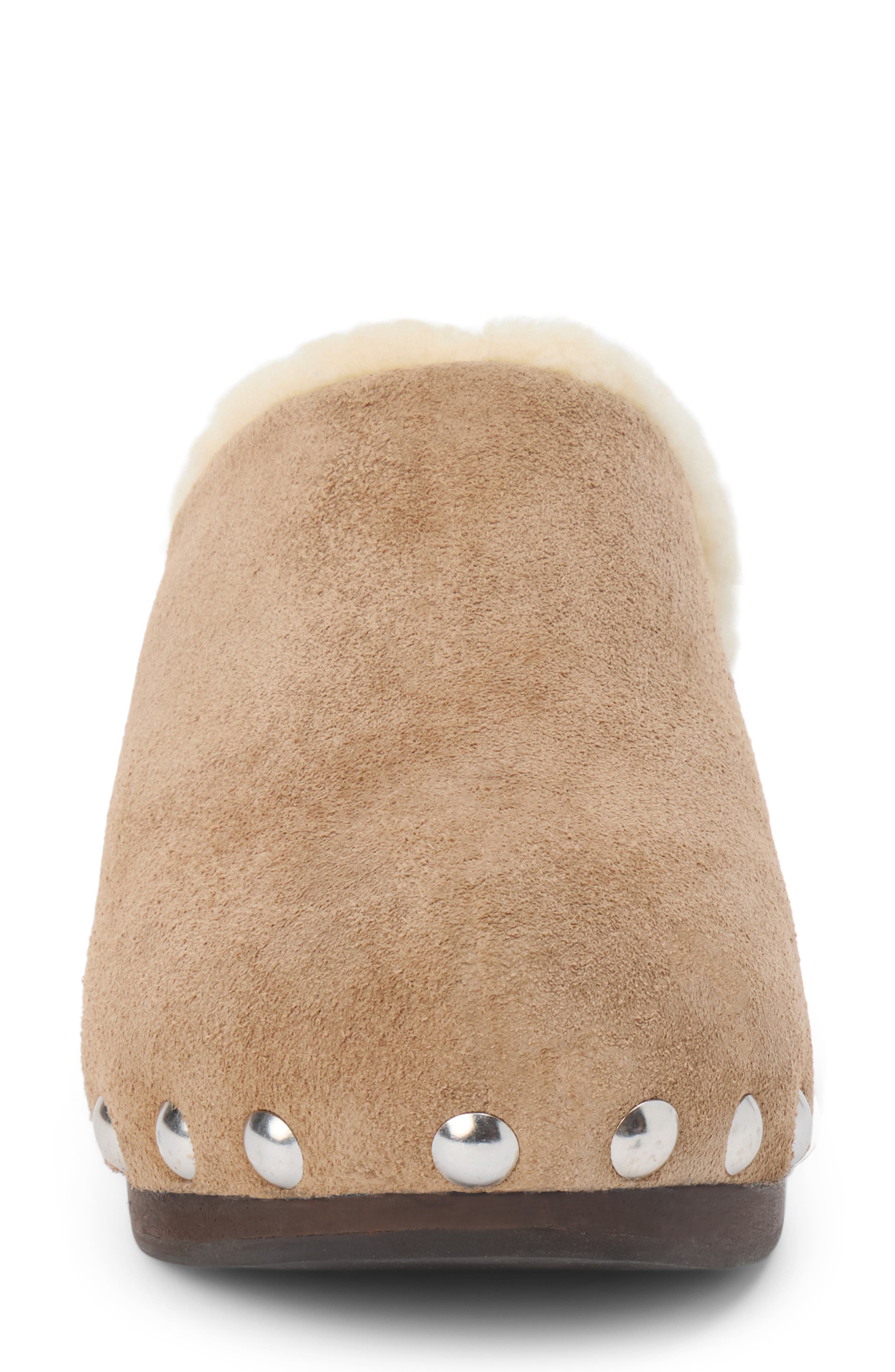 Mayfair Faux Shearling Lined Clog, Alternate, color, TAUPE