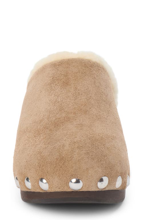 Matisse Mayfair Faux Shearling Lined Clog In Brown