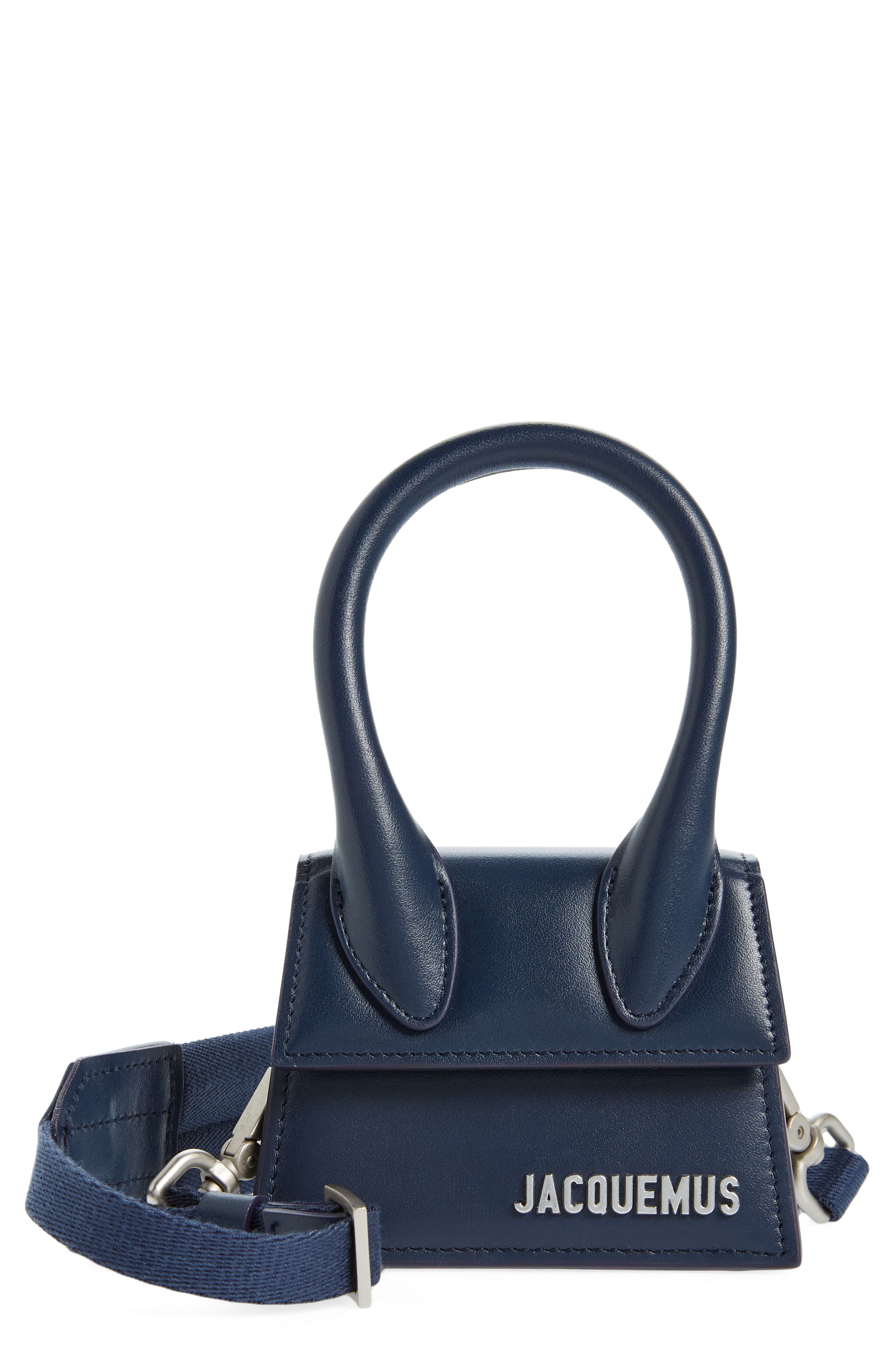 Jacquemus Le Chiquito Homme Mini Leather Top Handle Bag, Main, color, 