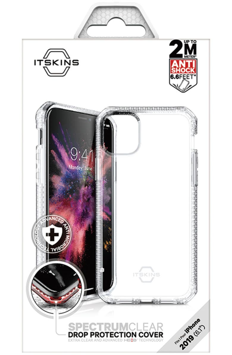 ITSkins Spectrum Clear Case for Apple iPhone 11, Alternate, color, Clear