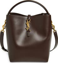 Saint Laurent Le 37 Leather Bucket Bag