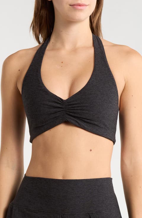Stretch Halter Sports Bra