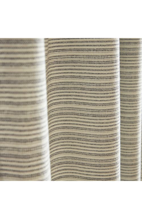 Dkny Pure Stream Set Of 2 Stripe Cotton Curtain Panels In White/blue