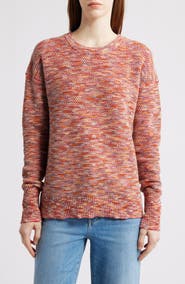 NIC+ZOE Space Dye Cotton Sweater