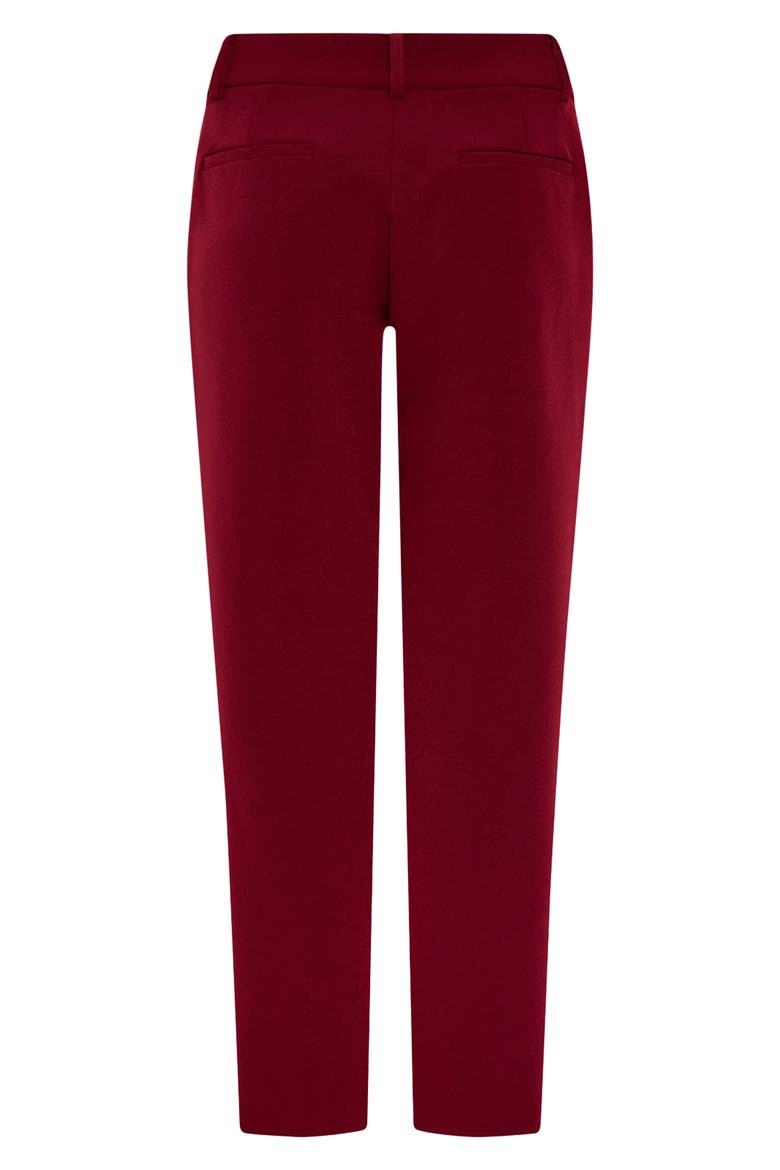 Nicola Cady Slim Leg Pants, Alternate, color, BURGUNDY