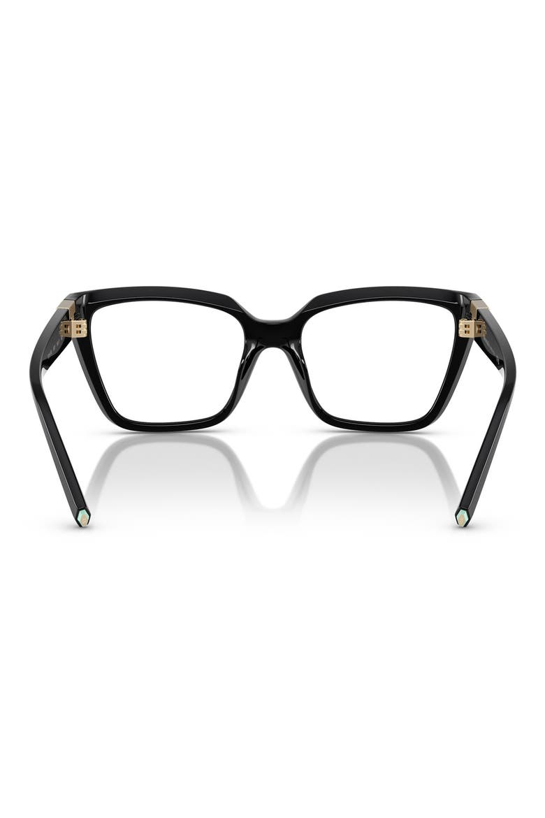 52mm Square Optical Glasses, Alternate, color, BLACK