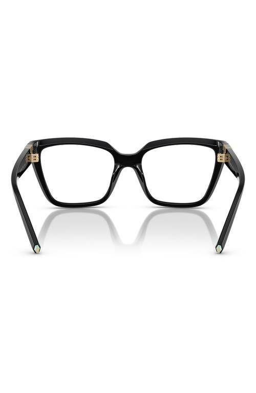 Tiffany & Co . 54mm Square Optical Glasses In Black