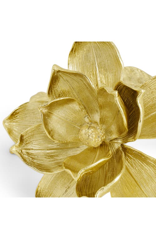 Michael Aram Magnolia Decorative Object In Gold
