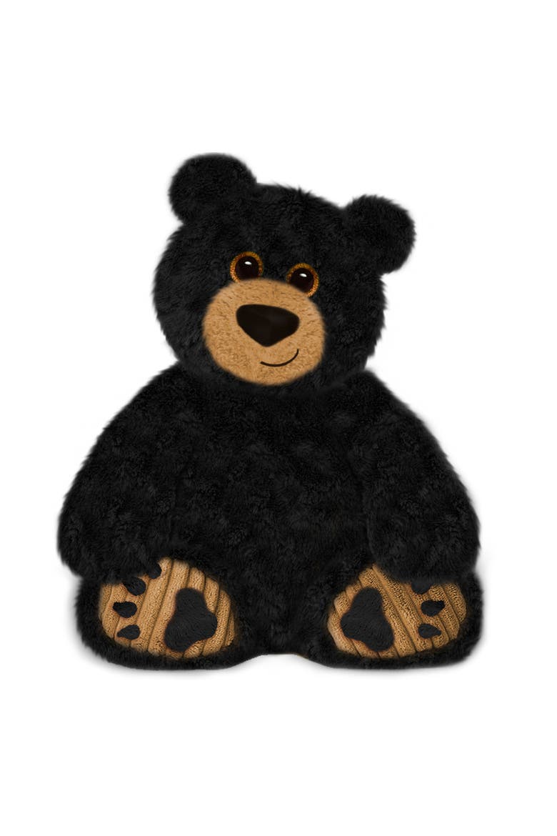 10 Inch Blackie Bear Plush Toy, Main, color, Black