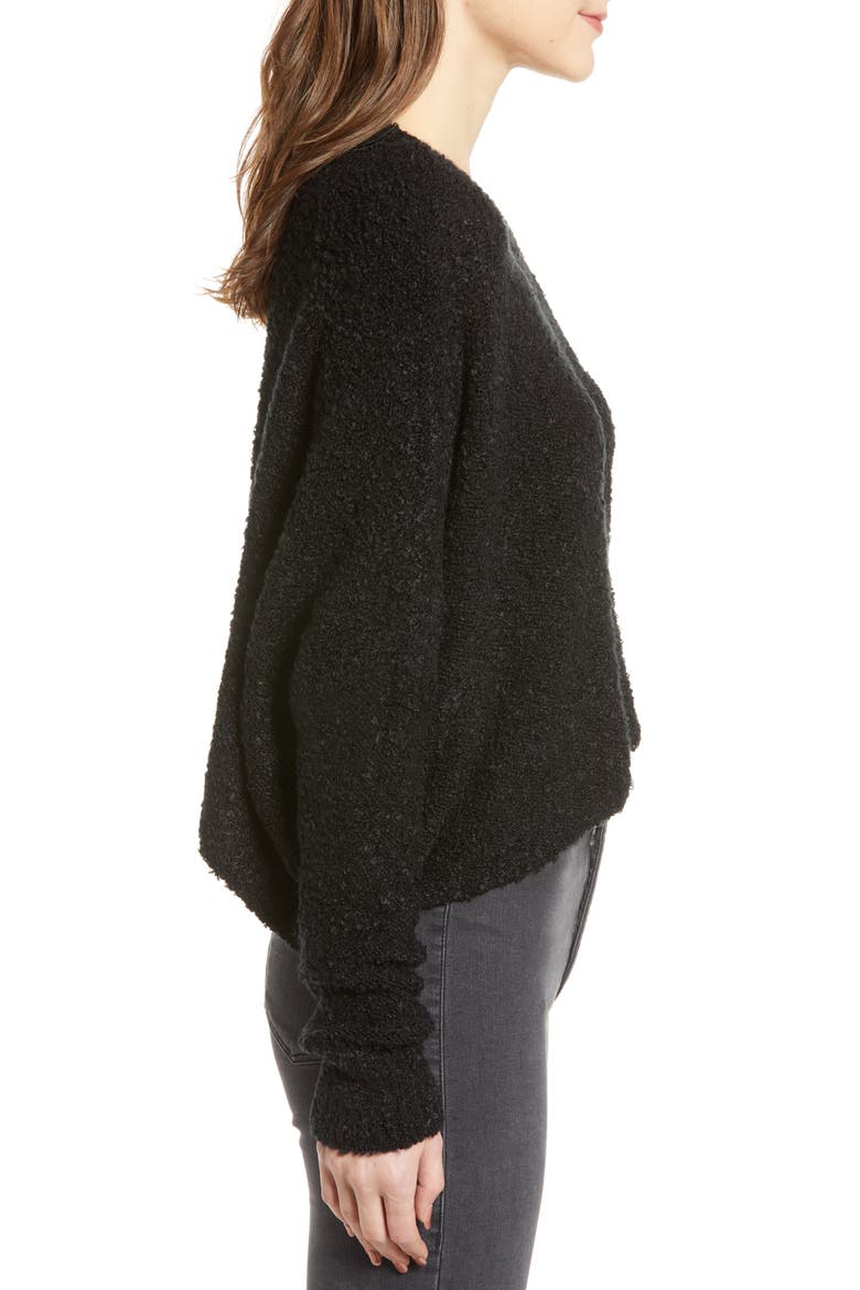 Mattie Crop Sweater, Alternate, color, BLACK