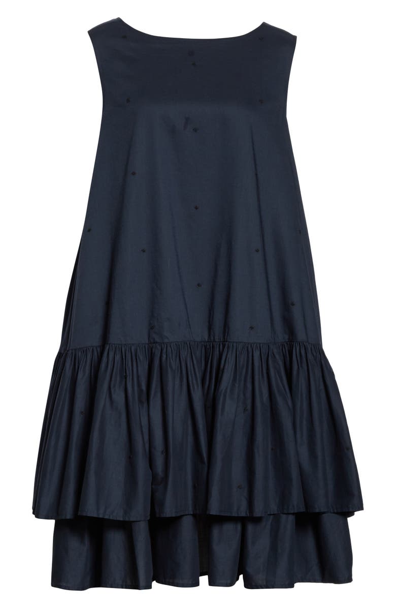 Merlette Cevenne Drop Waist Ruffle Dress, Alternate, color, 