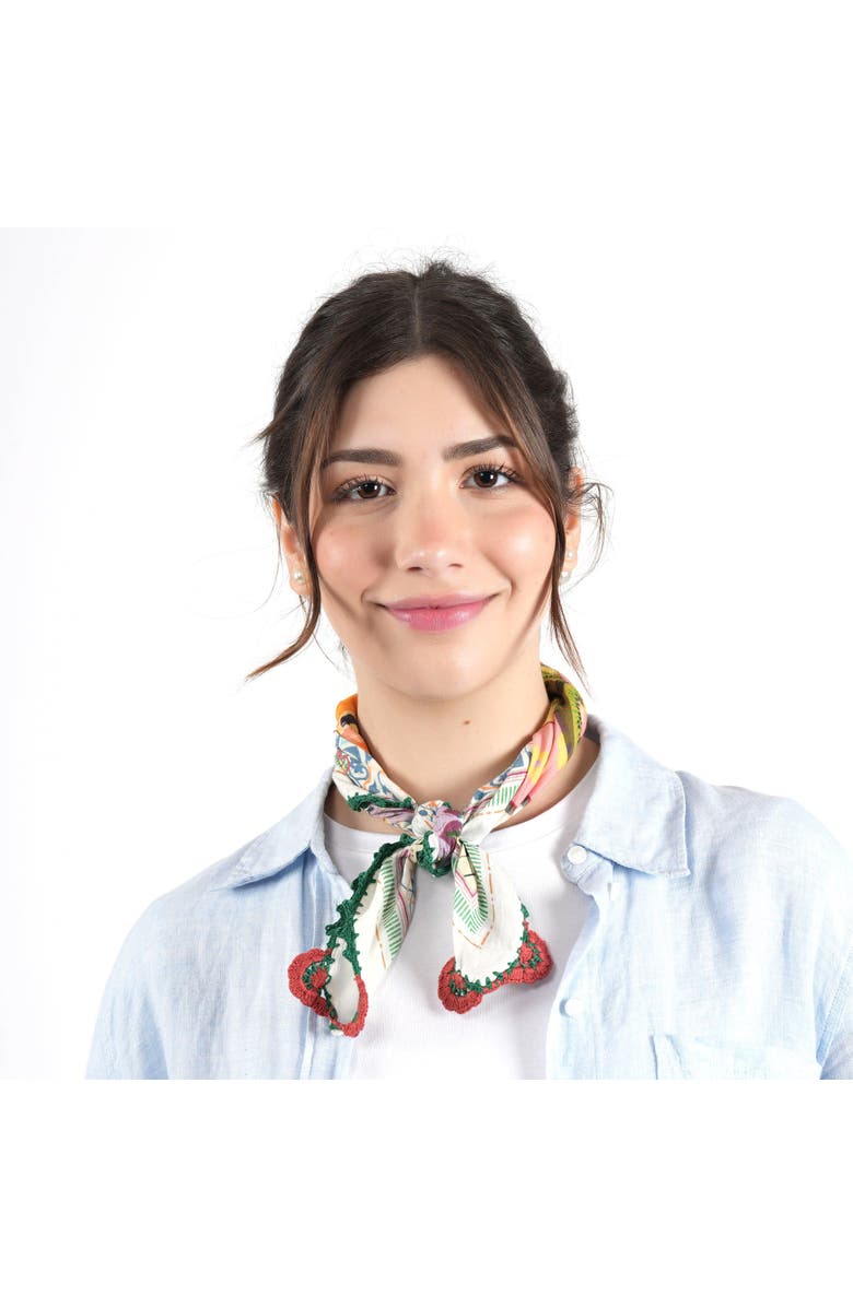 Vismaya Dolce Tavola Bandana, Alternate, color, Light Olive