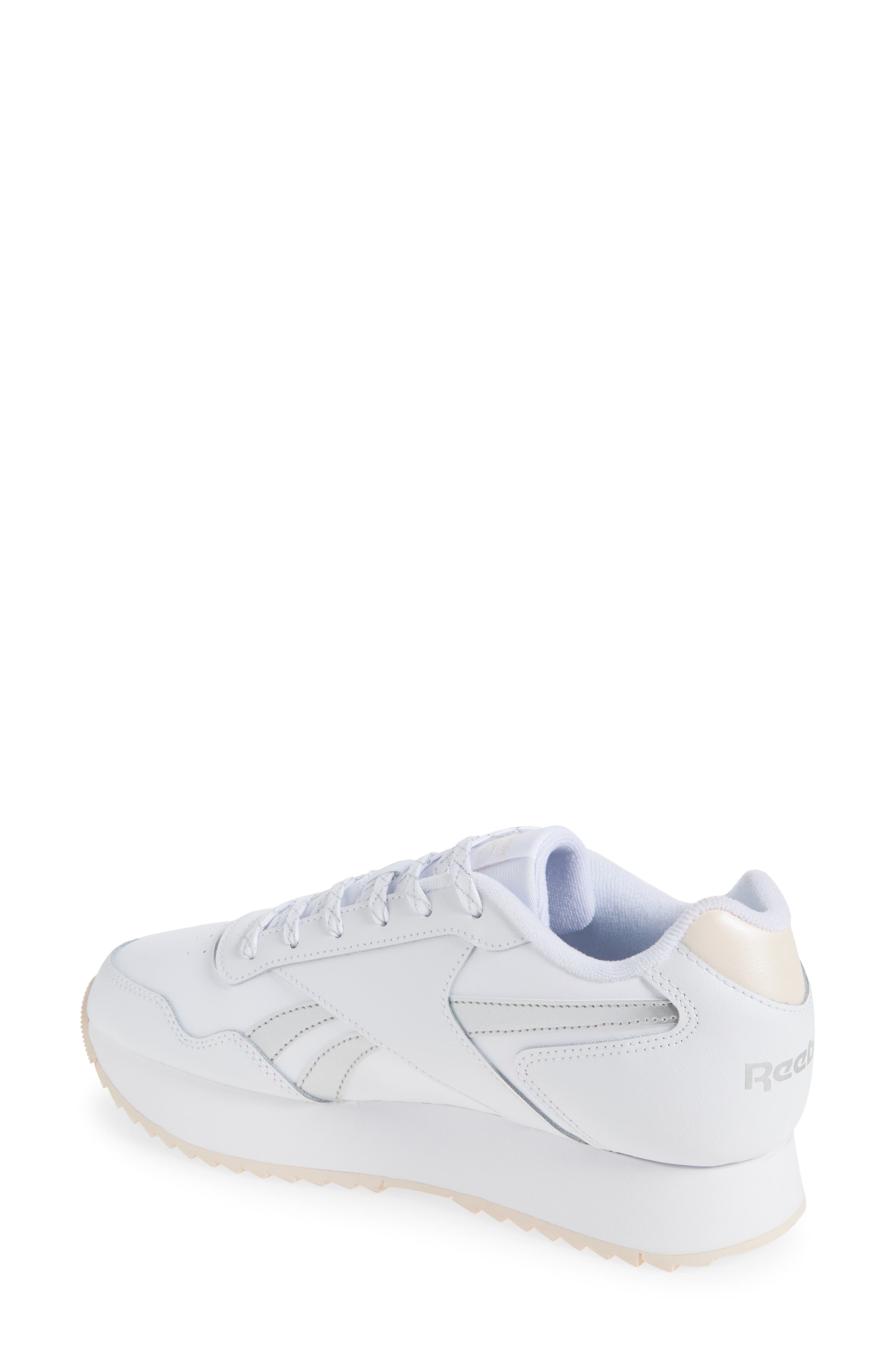 Reebok Glide Ripple Double Sneaker, Alternate, color, White/ White/ Blush