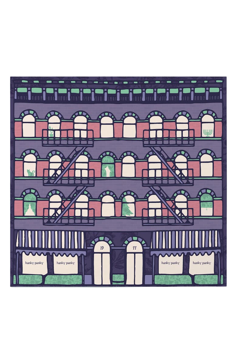 Hanky Panky Holiday Advent Calendar Assorted 25-Pack Original Rise Thongs, Main, color, Holiday 2025 Fashion