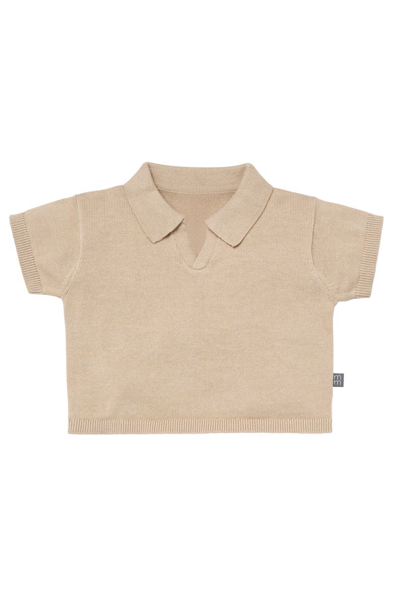 2-Piece Baby Johnny Collar Sweater Knit Set, Alternate, color, Tan