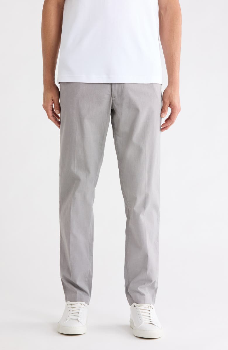BOSS Kane Cotton Blend Chinos, Main, color, Dark Grey